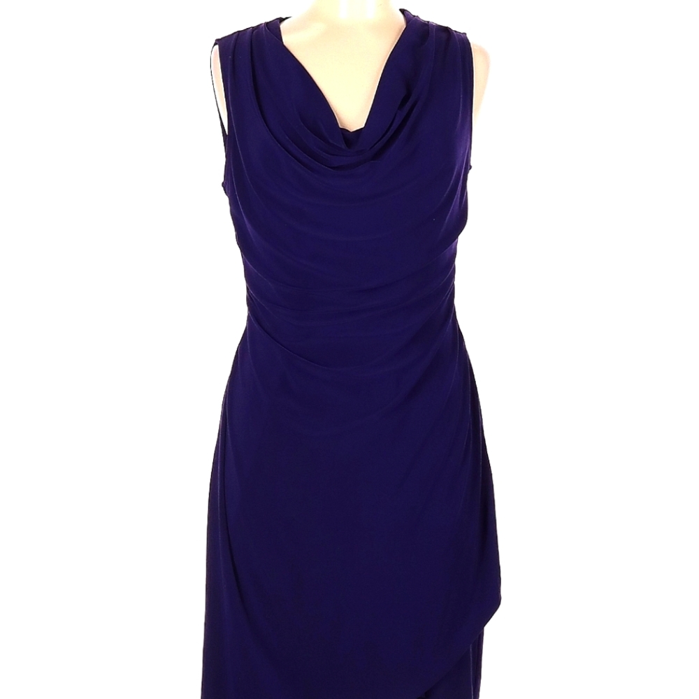Beautiful Deep Purple TTahari Dress Size XS